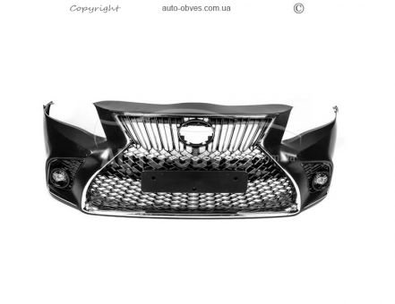 Передній бампер в зборі Toyota Camry 2006-2012 - type: рестайлінг lexus стиль v2 фото 1