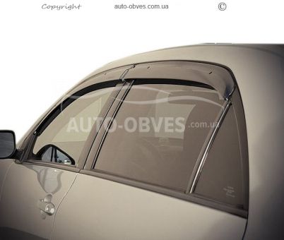 Дефлектори вікон Toyota Corolla 2007-2012 фото 0