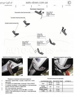 Підніжки Toyota Hilux 2012-2015 - style: Audi фото 5