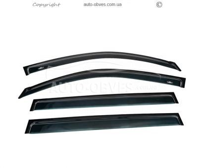 Ветровики Toyota Highlander 2010-2013 фото 1
