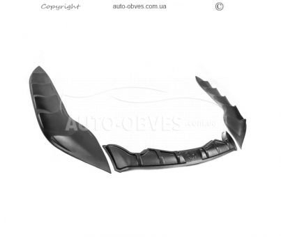 Covers on the hood of Toyota Hilux 2015-2020 - type: ABS plastic фото 2
