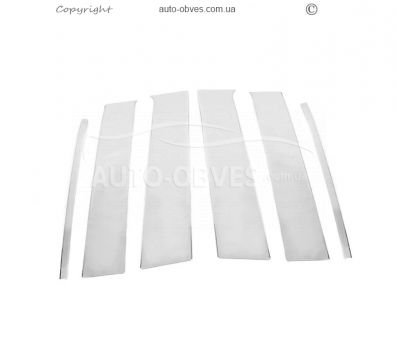 Covers for all door pillars Toyota Hilux 2015... - type: 6 pcs фото 1