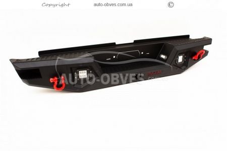 Rear power bumper for Toyota Hilux 2015-... - type: v2 photo 1