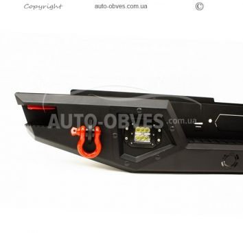 Rear power bumper for Toyota Hilux 2015-... - type: v2 photo 3