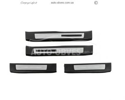 Illuminated door sill plates for Toyota Land Cruiser 300 photo 3