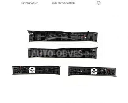 Illuminated door sill plates for Toyota Land Cruiser 300 photo 1