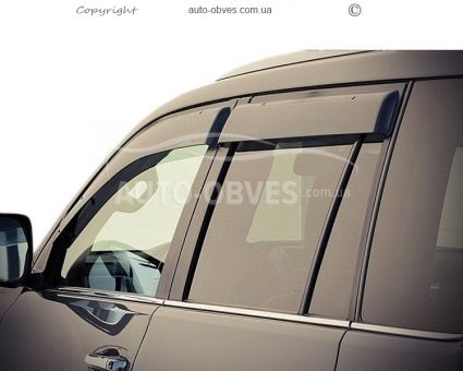 Дефлектори вікон Toyota Prado 150 - тип: широкі фото 0