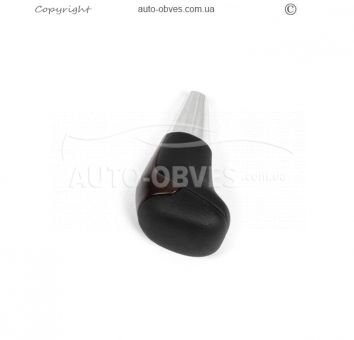 Ручка КПП Toyota Land Cruiser Prado 150 – тип: чорна шкіра + темне дерево фото 3