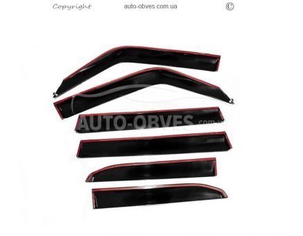 Window deflectors Toyota Land Cruiser Prado 250 фото 1