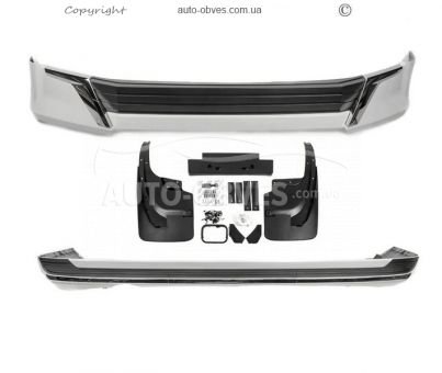 Комплект обвісів Toyota Land Cruiser 200 2016-... - тип: executive 2021-... чорний колір фото 7