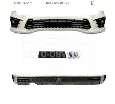 Комплект обвісів Toyota Land Cruiser 300 - type: GXR колір: білий фото 0