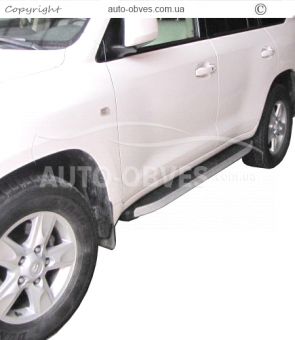 Profile running boards for Toyota Land Cruiser 200 - Style: Range Rover фото 0