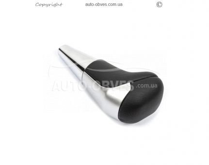Ручка КПП Toyota Land Cruiser Prado 150 – тип: чорна шкіра + сірий колір фото 3