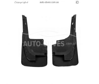 Model mudguards Toyota Land Cruiser 200 - type: 2016-2021 under the body kit wide 2 pcs фото 1