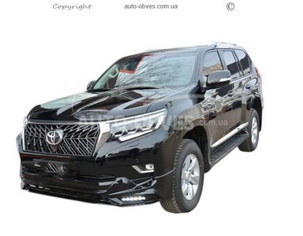 Front and rear bumper covers Toyota Land Cruiser Prado 150 - type: trd 2018-2023 white фото 6
