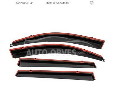 Вітровики Toyota Rav 4 2006-2013 - тип: з хромом 4 шт фото 2