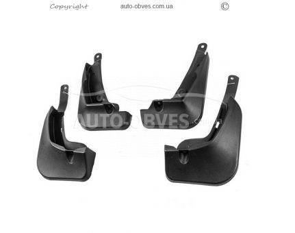 Model mudguards Toyota Rav 4 2022-… - type: short arch, 4 pcs. фото 0