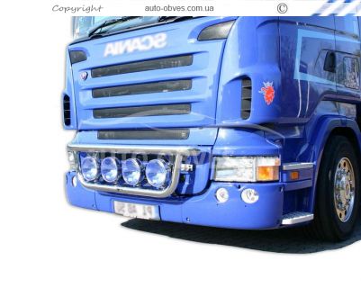 Headlight holder Scania P service: installation of diodes фото 0