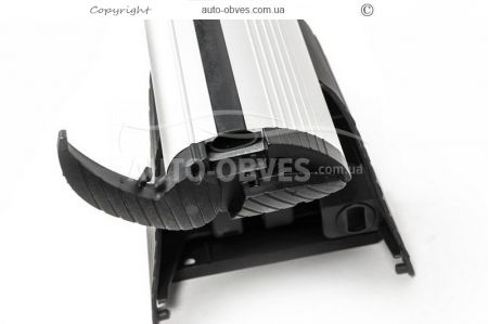 Crossbars Chevrolet Aveo I hatchback 2003-2012 length 120 cm for a smooth roof without roof rails фото 7