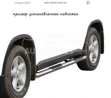 Side pipes with overlays Honda CRV 2017-2022 Ø:60 mm фото 3