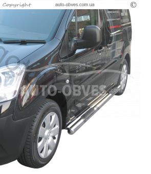 Бічні труби з накладками Citroen Berlingo 2018-... Ø:60 мм фото 0