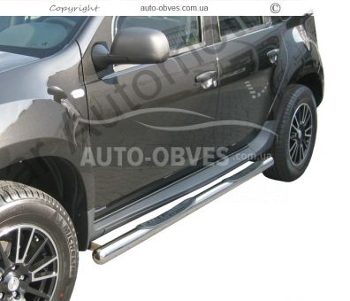 Боковые трубы Renault Duster фото 1