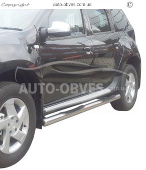 Боковые трубы Renault Duster фото 0