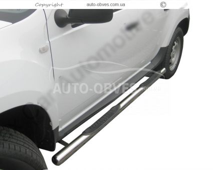 Renault Duster side pipes фото 2