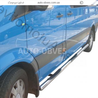 Side pipes Volkswagen Crafter 2017-... L1\L2\L3 base фото 2