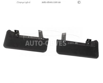 Mud flaps model Volkswagen T5 Caravelle 2004-2010 - type: rubber, front фото 1