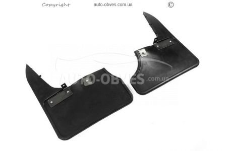 Mud flaps model Volkswagen T5 restyling 2010-2015 - type: rubber фото 1