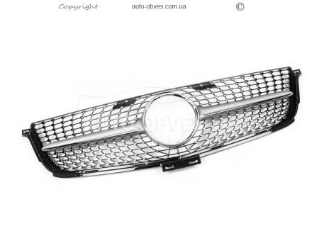Radiator grille Mercedes GLE ML сlass w166 - type: diamond for GLE фото 3