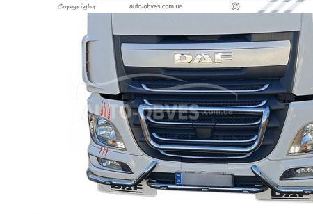 Захист переднього бампера DAF XF euro 6 - дод послуга: вст діодів -> 3-5 робочих дні фото 0