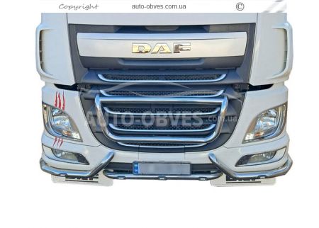 Захист переднього бампера DAF XF euro 6 - дод послуга: вст діодів -> 3-5 робочих дні фото 2