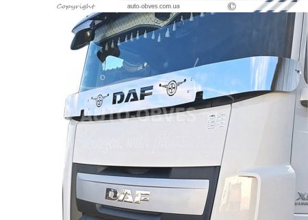 Дефлектор капоту мухобійка DAF XF euro 6 - тип: v3 фото 0