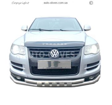 Защита бампера VW Touareg - тип: модельная с пластинами фото 2