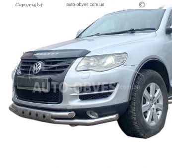 Защита бампера VW Touareg - тип: модельная с пластинами фото 1