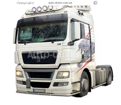 Holder for headlights on the roof MAN TGX euro 5, service: installation of diodes photo 6