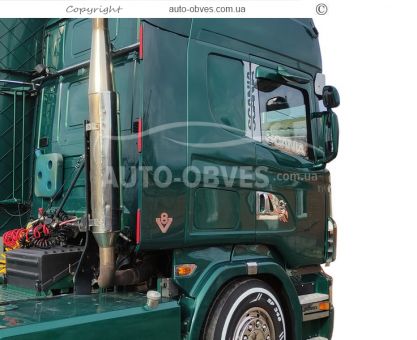 Накладки на стійки дверей для Scania - тип: 4 шт фото 1