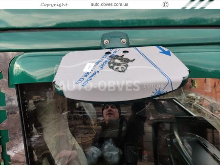 Накладки на платформу дзеркала на лобовому Scania всі моделі - тип: штамповка 3D фото 9