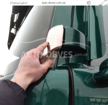 Накладки на петлі дверей коло дзеркала Scania всі моделі - тип: штамповка 3D фото 11