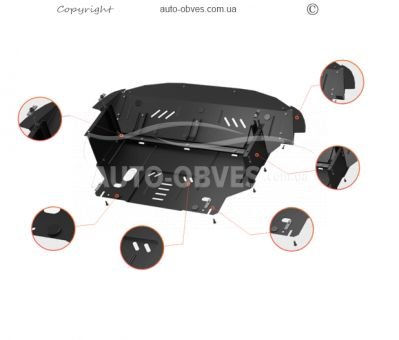 Gearbox protection Mercedes w210 1995-2001 mod. V-2.0; 2.0D; 2,2D;, okrim 4 Matik, automatic transmission фото 0