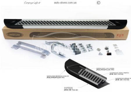 Land Rover Discovery 4 running boards - style: R-line фото 1