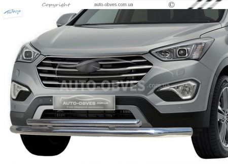 Двойная дуга Hyundai Santa Fe 2013-2016 фото 1
