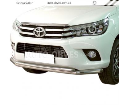 Двойная дуга Toyota Hilux 2015-2020 фото 0