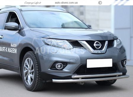 Двойная дуга Nissan X-Trail 2014-2017 фото 4