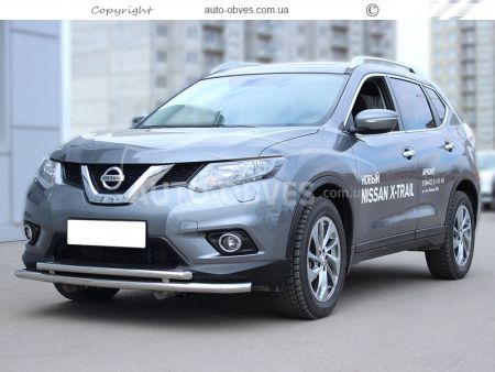 Двойная дуга Nissan X-Trail 2014-2017 фото 3