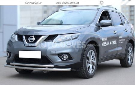 Двойная дуга Nissan X-Trail 2014-2017 фото 2