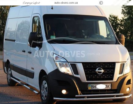 Подвійна дуга Nissan NV400, Opel Movano, Renault Master - тип: на трубках фото 2