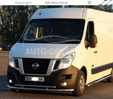 Подвійна дуга Nissan NV400, Opel Movano, Renault Master - тип: на трубках фото 1